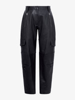 Still Life image of Jackson Cargo Pant In Grainy Leather in BLACK