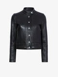 Still Life image of Alice Jacket In Textured Grainy Leather in BLACK