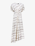 Still Life image of Vivienne Asymmetrical Dress in WHITE MULTI