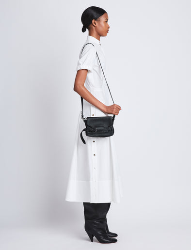 Image of model wearing Small Beacon Bag in BLACK