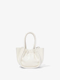 Back image of Extra Small Ruched Tote in IVORY