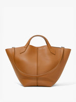 Front image of Large PS1 Tote in COGNAC