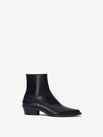 Front image of Bronco Ankle Boots in BLACK