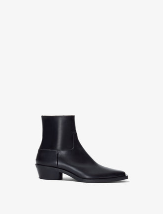 Proenza Schouler side image of Bronco Ankle Boots in black