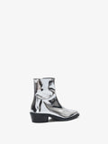 3/4 Back image of Bronco Ankle Boots in SILVER