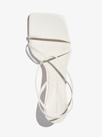 Aerial image of Square Strappy Sandals - 60mm in CREAM