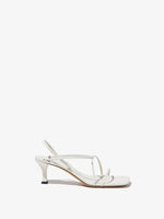 Front image of Square Strappy Sandals - 60mm in CREAM