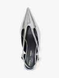 Aerial image of Point Slingback Pumps in SILVER