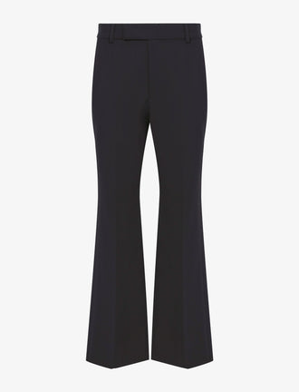 Flat image of Marlene Pant in Tropical Wool in black