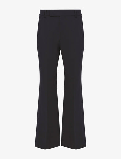 Flat image of Marlene Pant in Tropical Wool in black