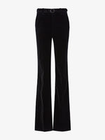 Flat image of Marie Pant In Velvet Suiting in black multi