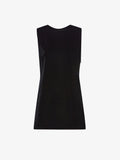 Flat image of Joyce Top In Matte Velvet in black