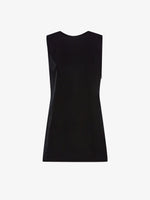 Flat image of Joyce Top In Matte Velvet in black