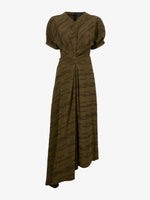 Still Life image of Vivienne Asymmetrical Dress in OLIVE MULTI