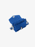 Aerial image of Suede PS1 Mini Crossbody Bag in ELECTRIC BLUE
