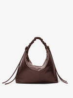 Back image of Large Drawstring Shoulder Bag - MOCHA