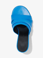 Aerial image of Gathered Cone Sandals - 85mm in AQUA