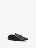 3/4 Front image of Glove Flat Loafers in BLACK