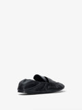 3/4 Back image of Glove Flat Loafers in BLACK