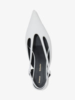 Aerial image of Point Slingback Pumps in CREAM