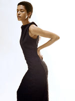 Proenza Schouler editorial image of model wearing Astra Dress in Stretch Lace in Lace