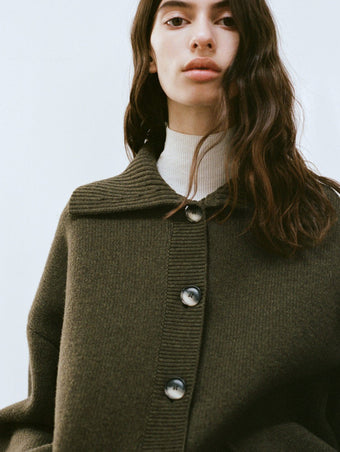 Nelly Jacket in Melange Merino