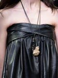 Runway image of Rock Necklace in GOLD