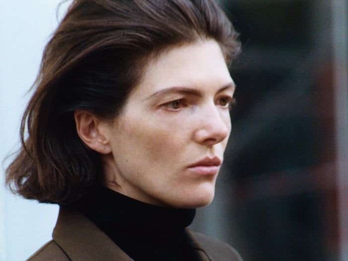 A wide portrait of a model in the Proenza Schouler FW26 Campaign
