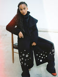 Proenza Schouler Campaign Image of model wearing Alix Coat in Compact Melton Wool
