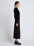 Adrian Skirt in Brushed Wool