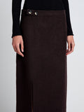 Adrian Skirt in Brushed Wool