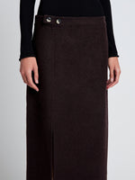 Adrian Skirt in Brushed Wool