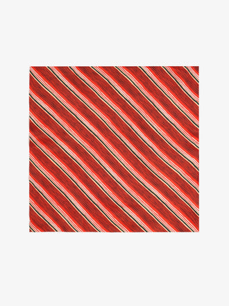 Proenza Schouler Still Life Image of Amira Scarf in Printed Silk Habotai in Vermillion Multi