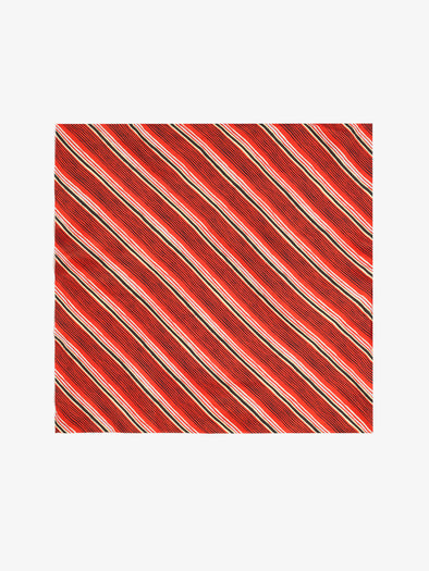 Proenza Schouler Still Life Image of Amira Scarf in Printed Silk Habotai in Vermillion Multi