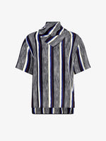 Proenza Schouler Still Life Image of Amira Top in Printed Silk Habotai in Black Multi