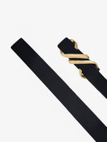 Buckle detail image Monogram Belt in BLACK