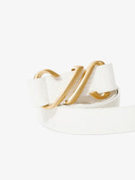 Detail image of Monogram Belt in cream