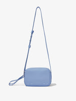 Front image of Watts Leather Camera Bag in PERIWINKLE