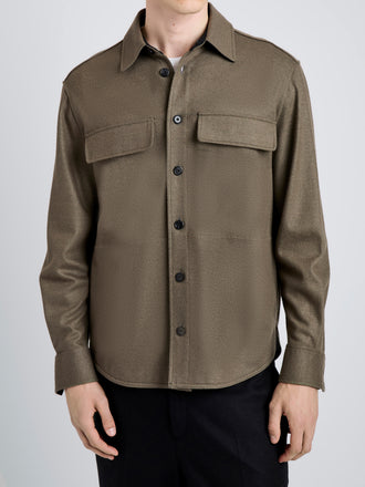 Beni Shirt in Jersey Flannel