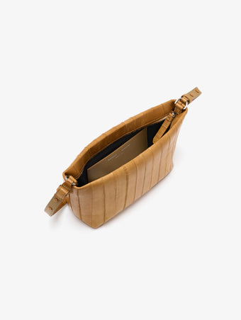 Proenza Schouler aerial image of Bond Bag in Eel in Beige