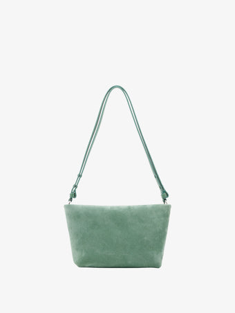 Proenza Schouler Front Still Life Image of Bond Bag in Suede in Patina