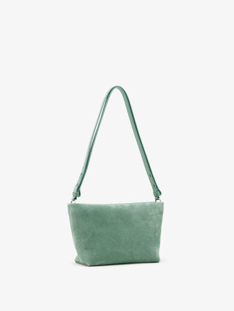 Proenza Schouler Still Life 3/4 Image of Bond Bag in Suede in Patina
