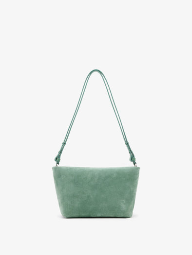 Proenza Schouler Back Still Life Image of Bond Bag in Suede in Patina