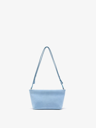 Proenza Schouler Front image of Bond Bag in Suede in Powder