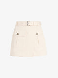 Proenza Schouler Still life Image of the Bruni Short in Cotton Drill in Marzipan