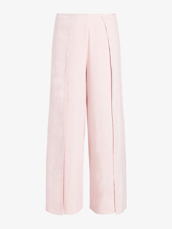 Proenza Schouler Still Life image of Calla Pant in Linen Slub in Orchid