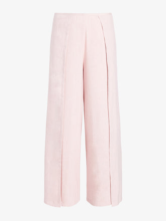 Proenza Schouler Still Life image of Calla Pant in Linen Slub in Orchid