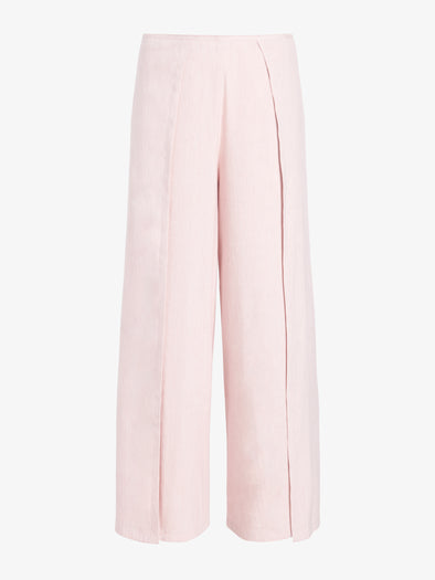 Proenza Schouler Still Life image of Calla Pant in Linen Slub in Orchid