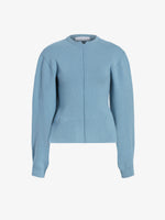 Proenza Schouler Still Life image of Carolina Sweater in Souffle Knit in LARK BLUE