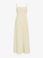 Proenza Schouler Still Life image of Claudine Dress in Tech Poplin in Butter